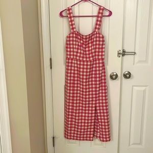 Finders keepers hot pink gingham sundress